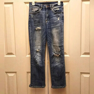 Risen OG Straight Leg Disstressed Jeans - size 25/1 NWOT - no call outs 💙